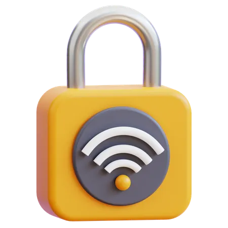 Smart Lock  3D Icon