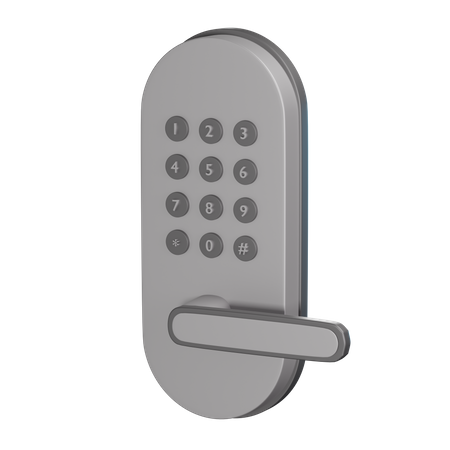 Smart Lock  3D Icon