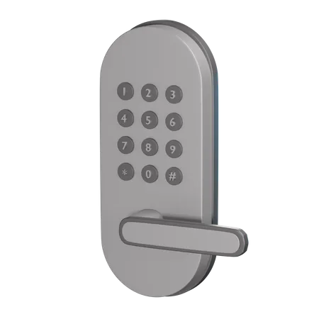 Smart Lock  3D Icon