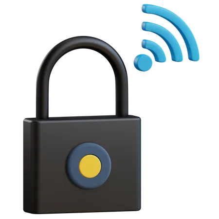 Smart Lock  3D Icon