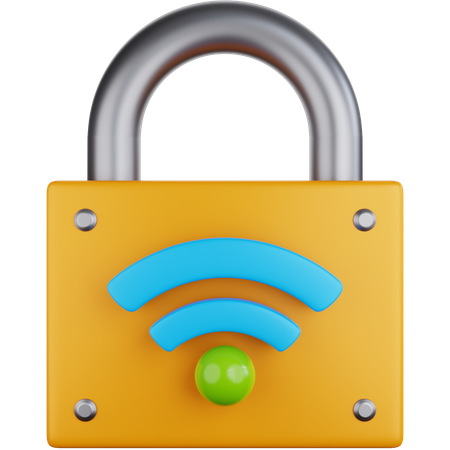 Smart Lock  3D Icon