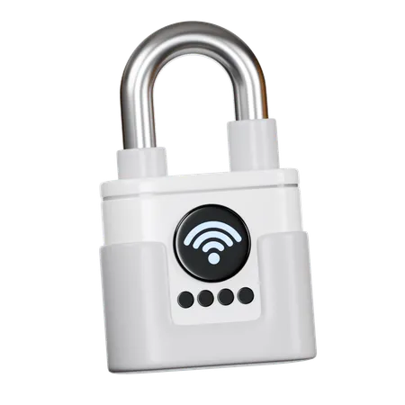 Smart Lock Tracker  3D Icon