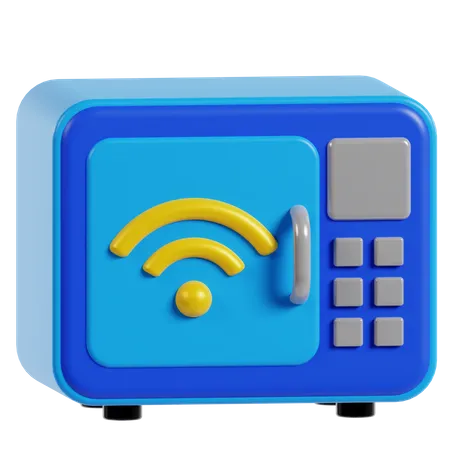 Smart Microwave  3D Icon