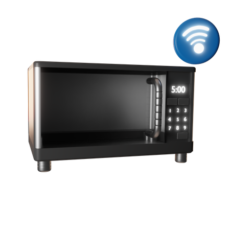 Smart Microwave  3D Icon
