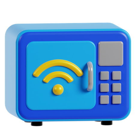 Smart Microwave  3D Icon