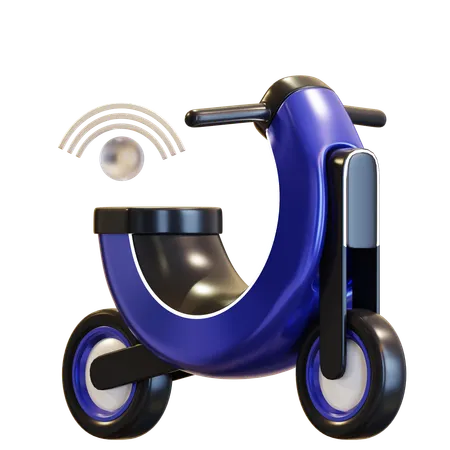 Smart Motorcycle  3D Icon