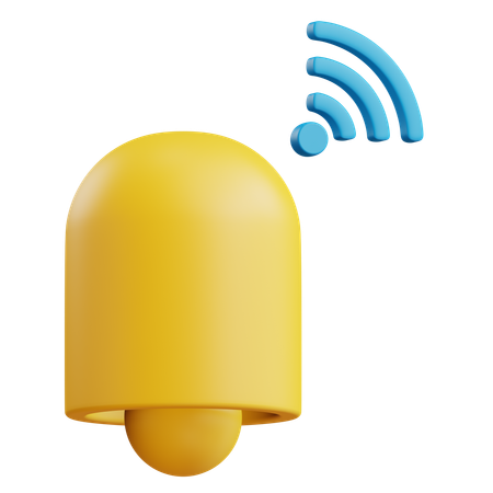 Smart Notification Bell  3D Icon