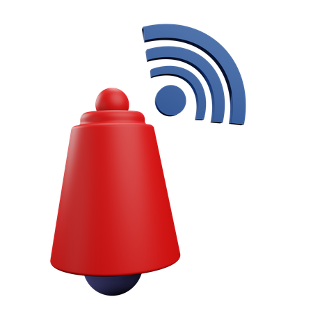 Smart Notification Bell  3D Icon