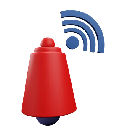 Smart Notification Bell  3D Icon