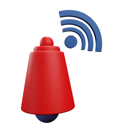 Smart Notification Bell  3D Icon