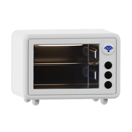 Smart Oven  3D Icon