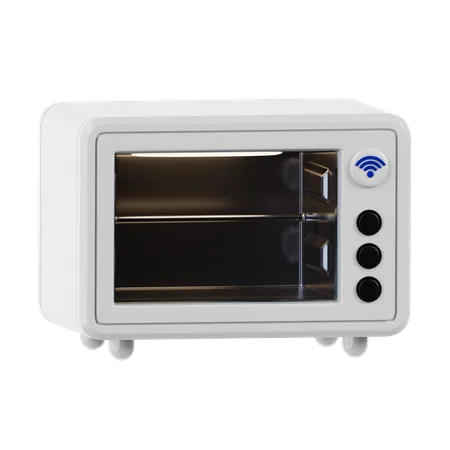 Smart Oven  3D Icon