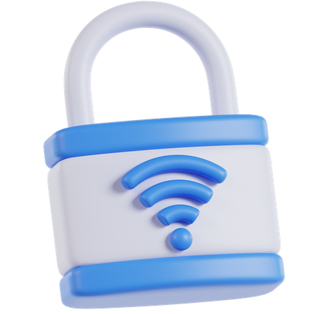 Smart Padlock  3D Icon