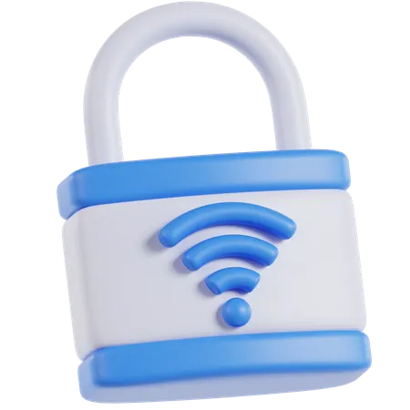 Smart Padlock  3D Icon