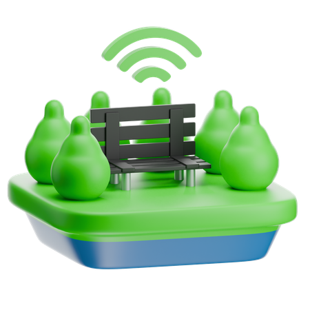 Smart Park  3D Icon