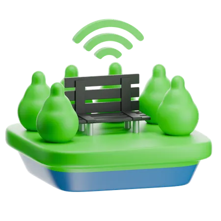 Smart Park  3D Icon