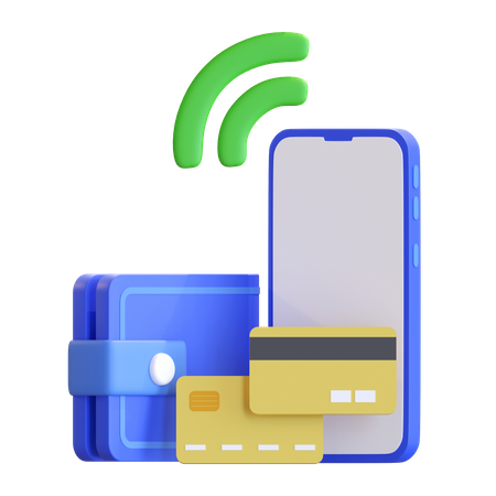 Smart Payment System  3D Icon