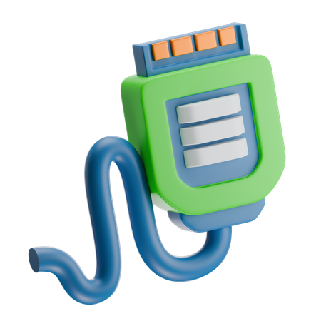 Smart Plug  3D Icon