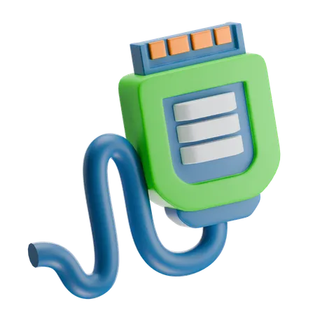 Smart Plug  3D Icon