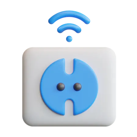 Smart Power Socket  3D Icon