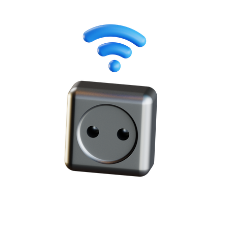 Smart Power Socket  3D Icon