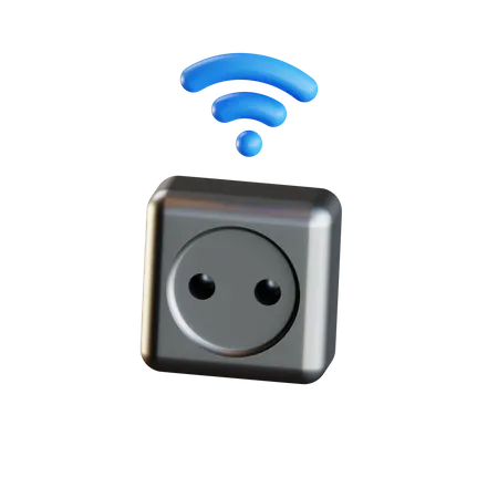 Smart Power Socket 3D Icon