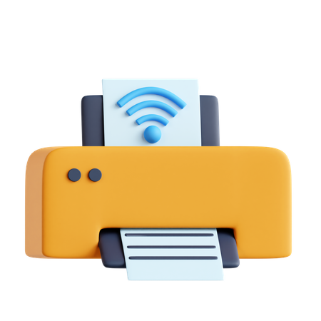 Smart Printer  3D Icon