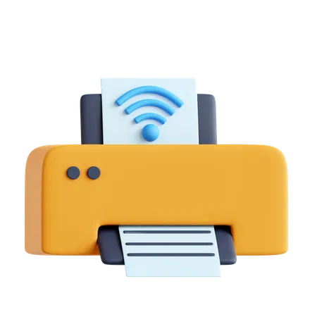 Smart Printer  3D Icon