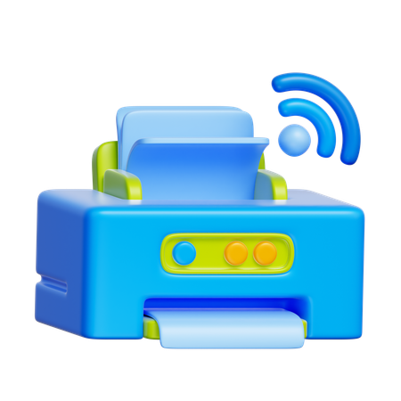 Smart Printer  3D Icon