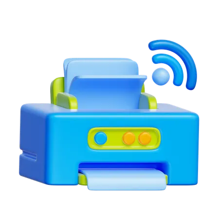 Smart Printer  3D Icon