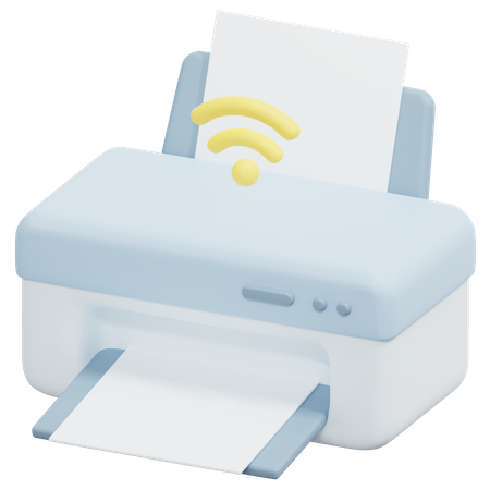 Smart Printer  3D Icon