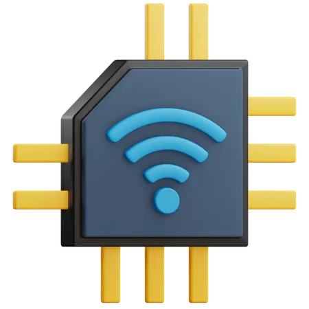 Smart Processor  3D Icon