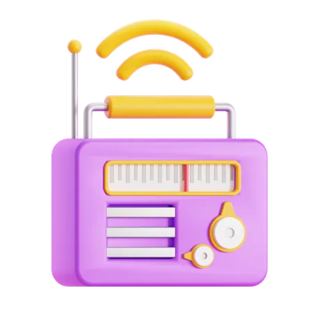 Smart Radio  3D Icon