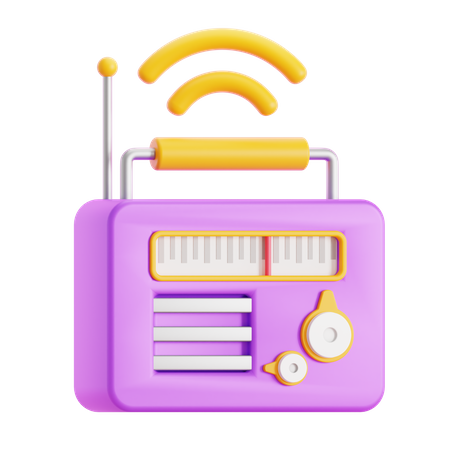 Smart Radio 3D Icon