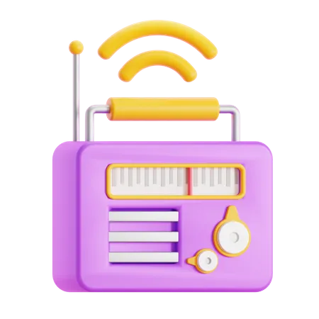 Smart-Radio  3D Icon