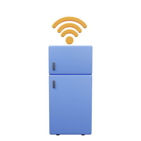 Smart Refrigerator  3D Icon