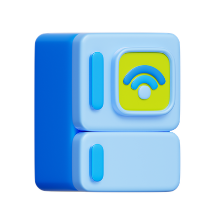 Smart Refrigerator  3D Icon