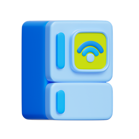 Smart Refrigerator  3D Icon