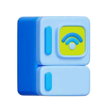 Smart Refrigerator  3D Icon