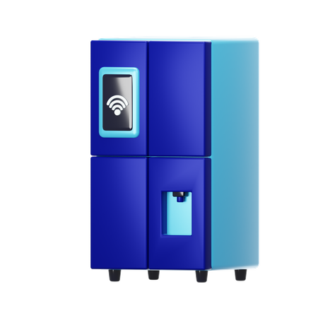 Smart Refrigrator  3D Icon