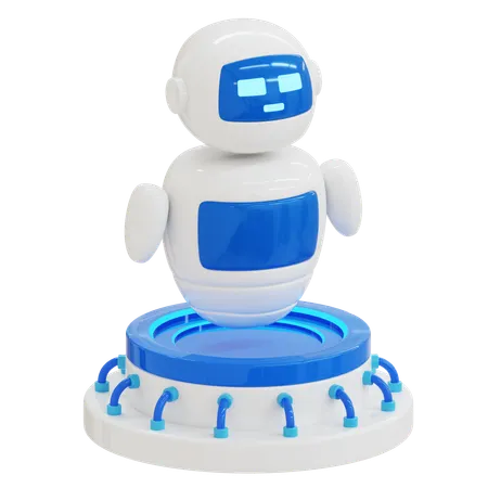 スマートロボット  3D Icon