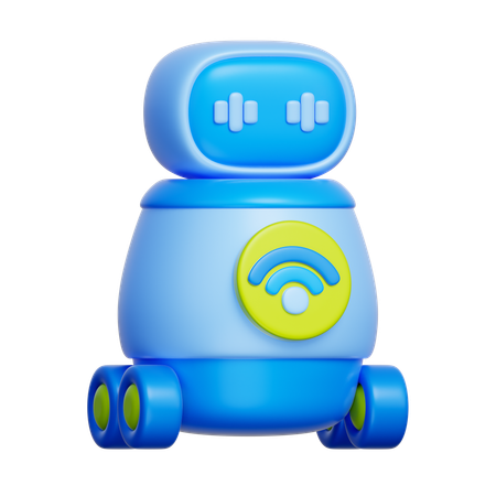 Smart Robot  3D Icon