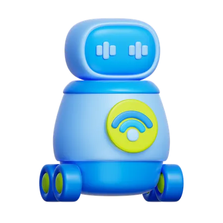 Smart Robot  3D Icon