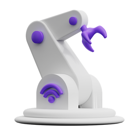 Smart Robot Arm  3D Icon