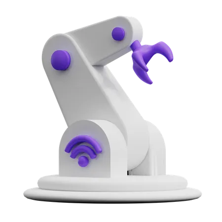 Smart Robot Arm  3D Icon