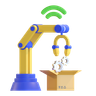 robot arm 3d logo