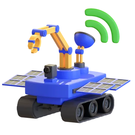 Smart Rover Robot 3 D Icon 3D Icon