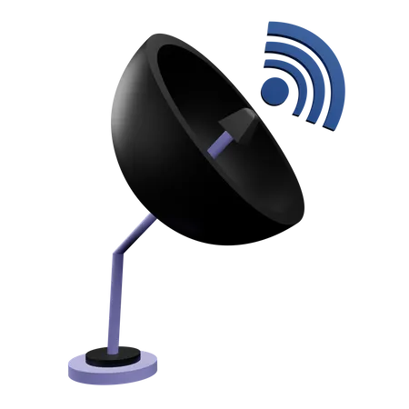 Smart Satellite  3D Icon