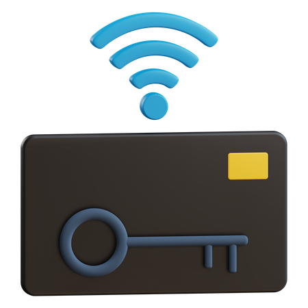 Smart-Key-Karte  3D Icon