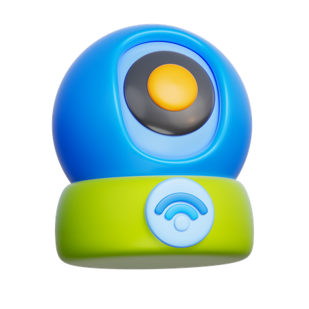 Smart Security Camera  3D Icon